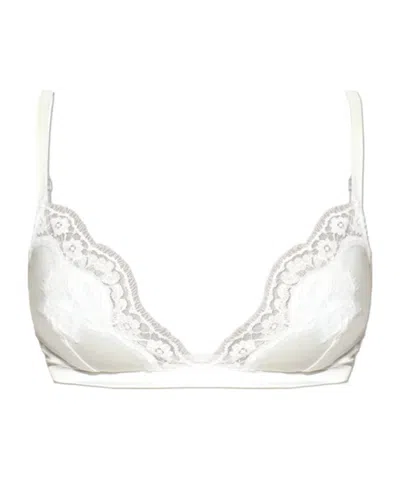 Dolce & Gabbana Lace-detail Bra In White