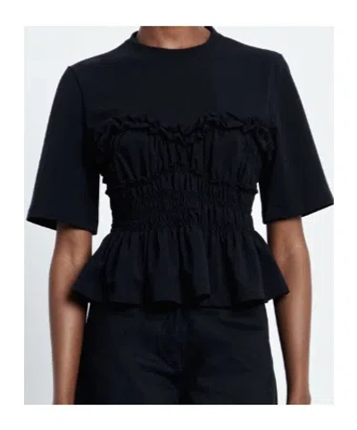 Cecilie Bahnsen Vilde T-shirt In Black