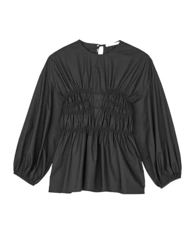 Cecilie Bahnsen Long-sleeved T-shirt In Black
