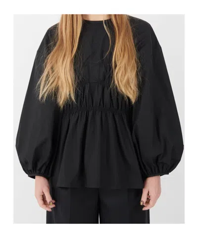 Cecilie Bahnsen Long-sleeved T-shirt In Black