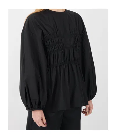 Cecilie Bahnsen Long-sleeved T-shirt In Black