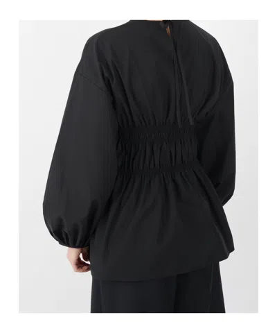 Cecilie Bahnsen Long-sleeved T-shirt In Black