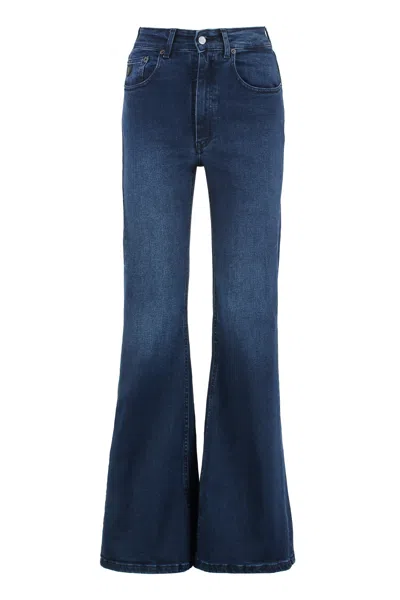 Lois Jeans Flared Jeans Palas With Five Pockets In Blue