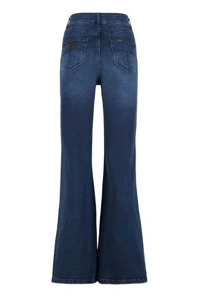 Lois Jeans Flared Jeans Palas With Five Pockets In Blue