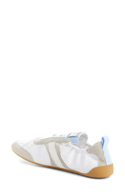 Chloé White Calf Leather Bos Taurus Athletic Sneakers In White