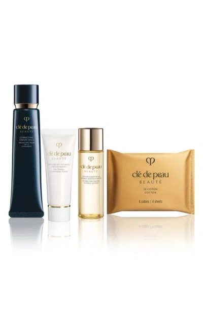 Clé De Peau Beauté Correcting Cream Veil Set In Transparent