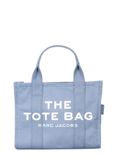 Marc Jacobs Tote Bag The Small Tote Blue In Canvas