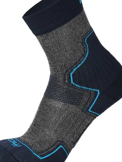 Mico Medium Light Weight Hike Sock In Gray