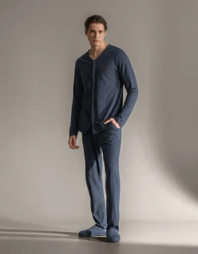 Togas Pajama Set In Blue