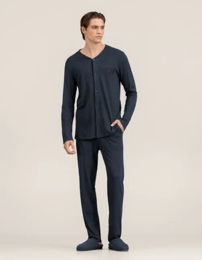 Togas Pajama Set In Blue