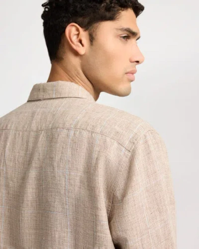 Onia Linen Long Sleeve Shirt In Neutral
