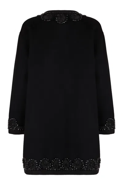 P.a.r.o.s.h Parosh Wool Coat In Black