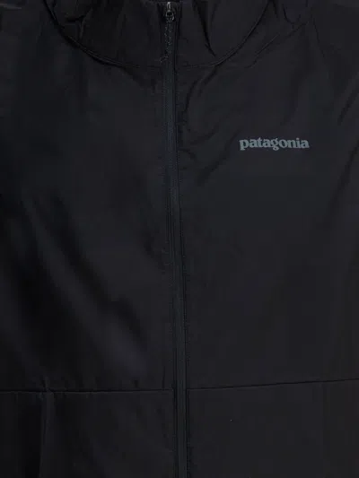 Patagonia Black Recycled Polyester Jacket In Black
