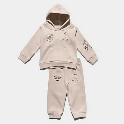 Sonneti Infant Supply & Demand Vito Pullover Hoodie And Jogger Pants Set In Neutral