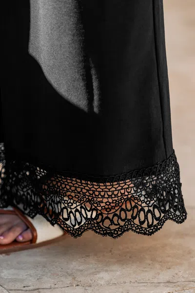 Cupshe Unmatched Black Pants In Black