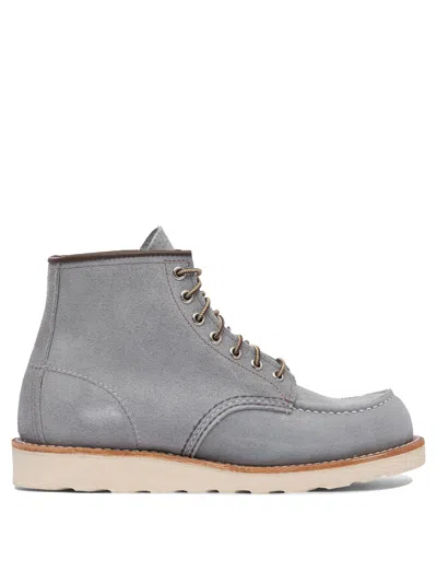 Red Wing Shoes 8800 Classic Moc Suede Boots In Blue