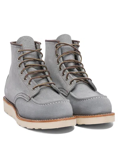 Red Wing Shoes 8800 Classic Moc Suede Boots In Blue