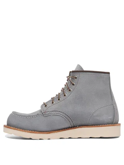 Red Wing Shoes 8800 Classic Moc Suede Boots In Blue