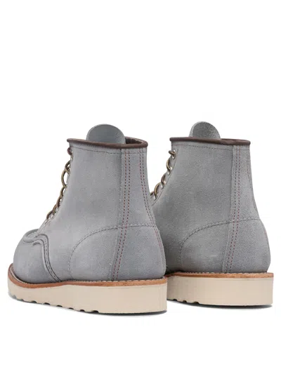 Red Wing Shoes 8800 Classic Moc Suede Boots In Blue