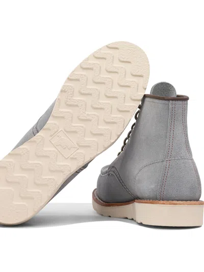 Red Wing Shoes 8800 Classic Moc Suede Boots In Blue