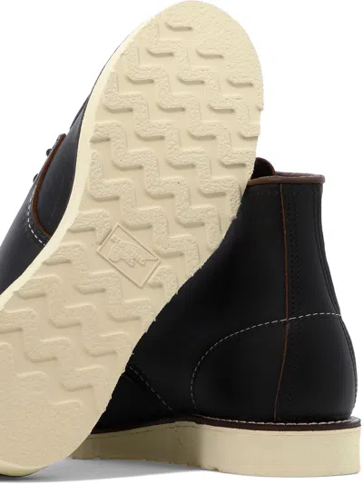 Red Wing Shoes Classic Leather Boots Moc Toes In Black