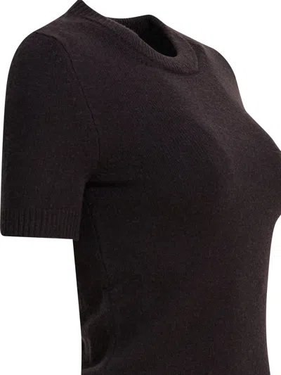 Sa Su Phi Brown Cashmere Knit Sweater In Blue