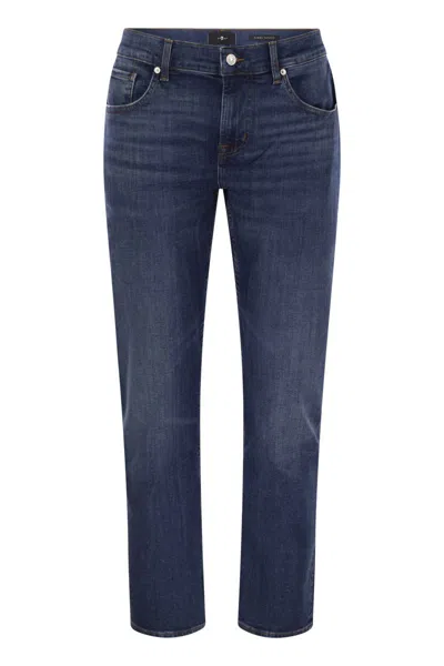 Seven For All Mankind "slimmy Tapered Reason" Jeans In Blue
