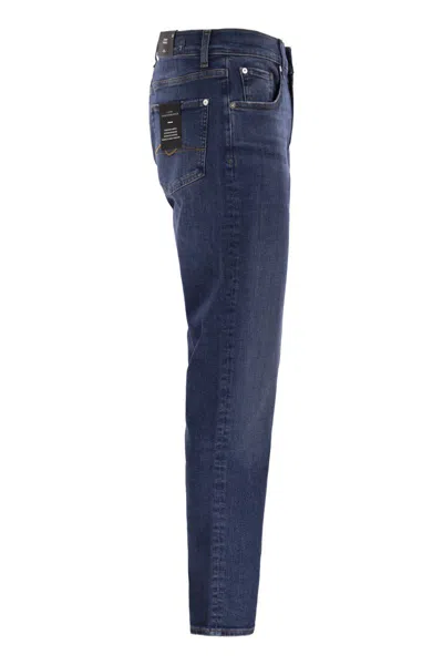Seven For All Mankind "slimmy Tapered Reason" Jeans In Blue