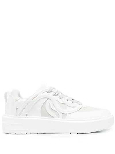 Stella Mccartney S-wave 1 White Wool Sneakers In White