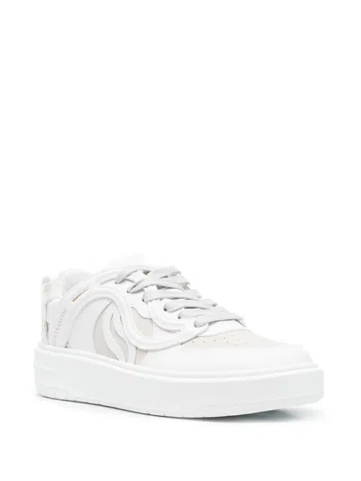 Stella Mccartney S-wave 1 White Wool Sneakers In White