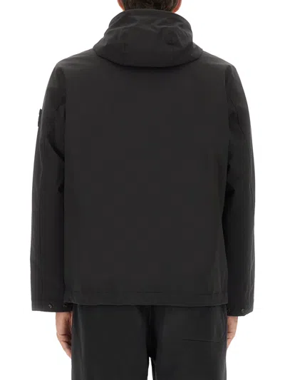 Stone Island Padded Jacket In Technical Fabric In Black