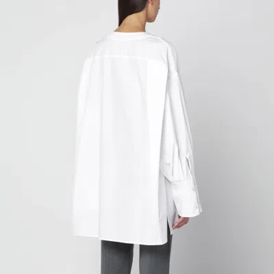 The Latest Oversized White Cotton Shirt In White