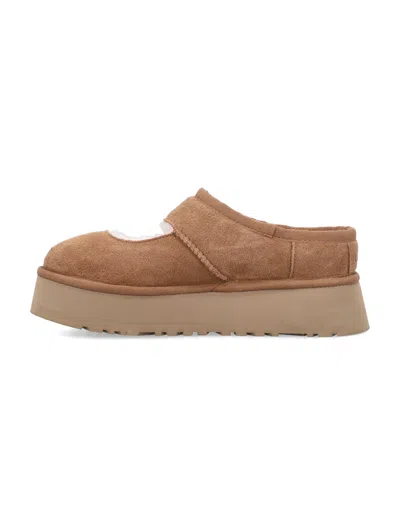 Ugg Bea Mary Jane Sabot In Brown