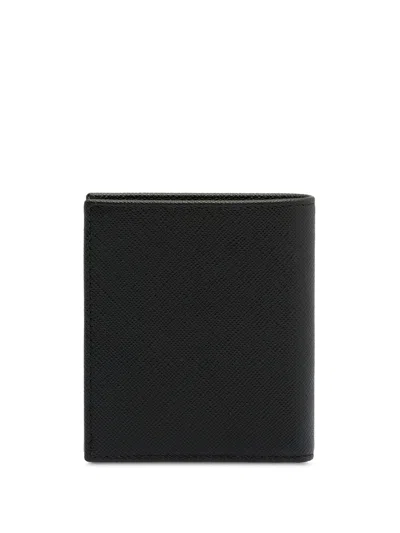 Prada Saffiano Leather Wallet In Black