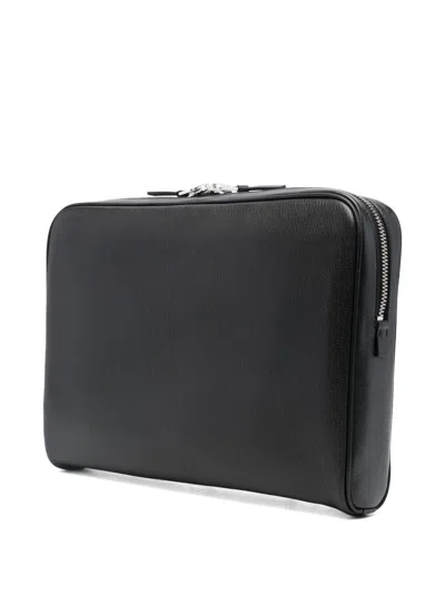 Tom Ford Black Leather Wallet In Black