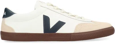 Veja Volley Sneakers With Contrasting Inserts In White