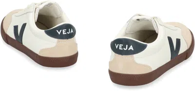 Veja Volley Sneakers With Contrasting Inserts In White