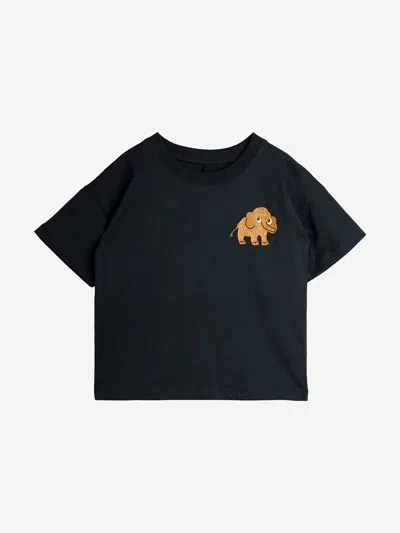 Mini Rodini Kids Mammoth T-shirt In Black