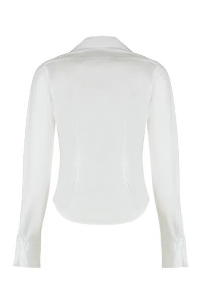 Vivienne Westwood Button Closure White Cotton Shirt
