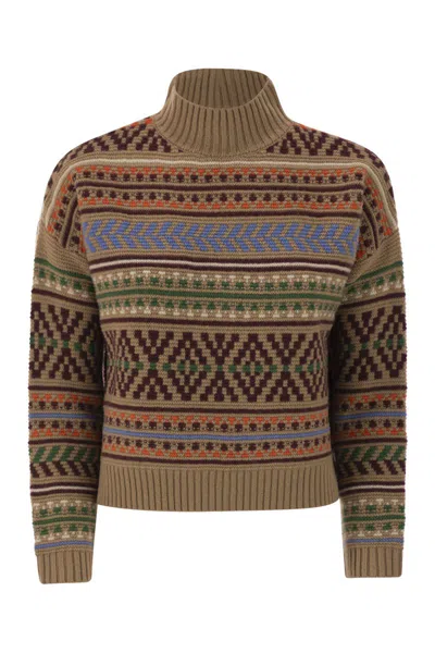 Weekend Max Mara Weekend Maxmara Festoso Jacquard Wool Jumper