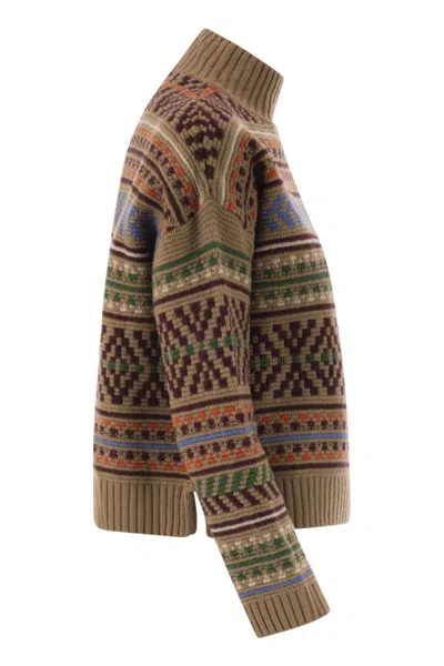 Weekend Max Mara Weekend Maxmara Festoso Jacquard Wool Jumper