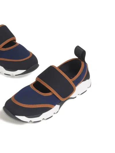 Marni Mary Jane Lycra Running Sneakers Shoes In Multi