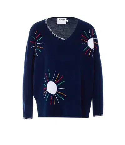 Not Shy Sweaters In Blue