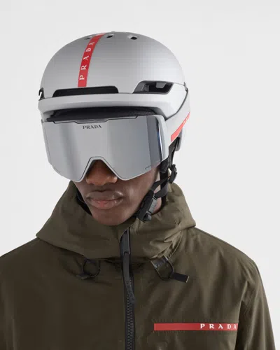 Prada Linea Rossa By Oakley Snow Helmet - Size L In Gray