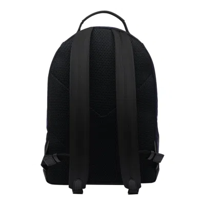 Tom Ford Leather-trimmed Nylon Backpack In Blue