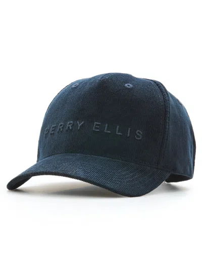 Perry Ellis Men's Cotton Corduroy Cap