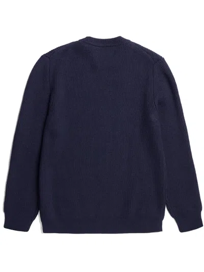 Norse Projects Henning Rib Sweater In Blue