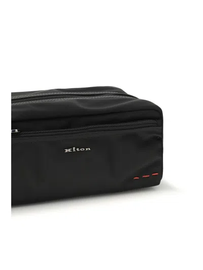 Kiton Black Nylon Other Accessories In Black