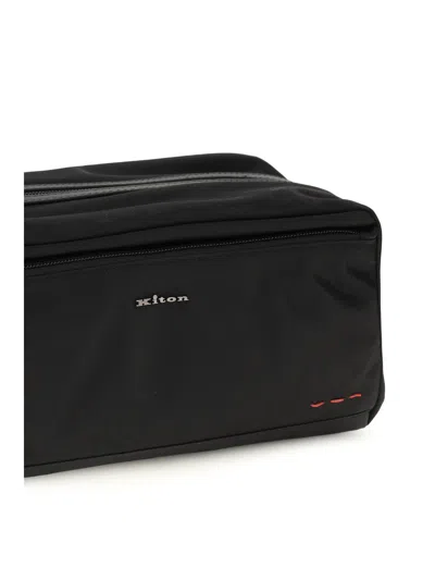 Kiton Black Nylon Other Accessories In Black