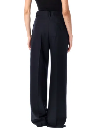 Prada Chevron Wool Pants In Animal Print